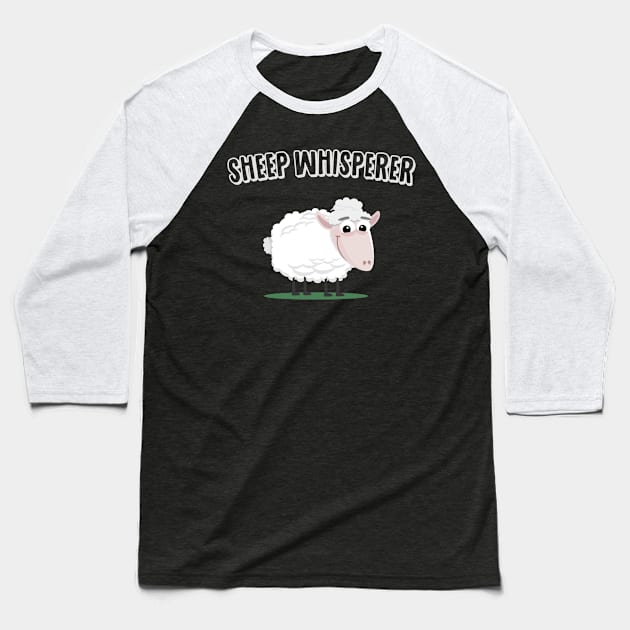 Sheep Whisperer Baseball T-Shirt by BestsellerTeeShirts